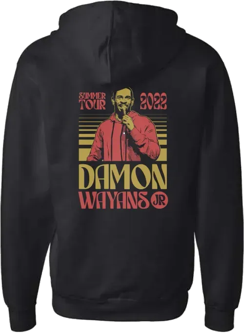 Summer Tour 2022 - Black Zip Hoodie